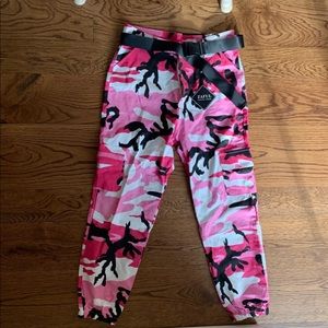Pink camo pants